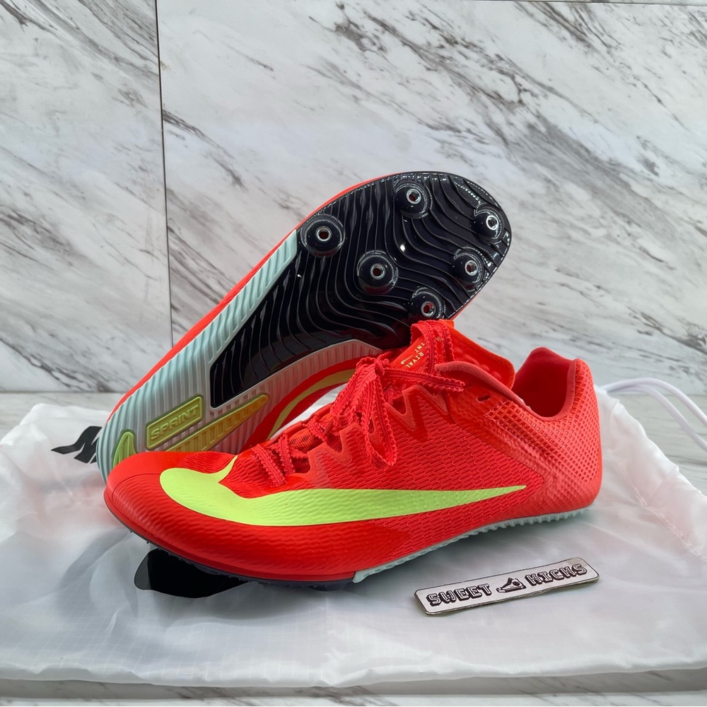 Nike Zoom Rival Sprint Track Spikes Bright Crimson Coral